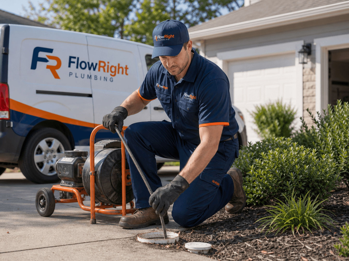 Drain Cleaning example work