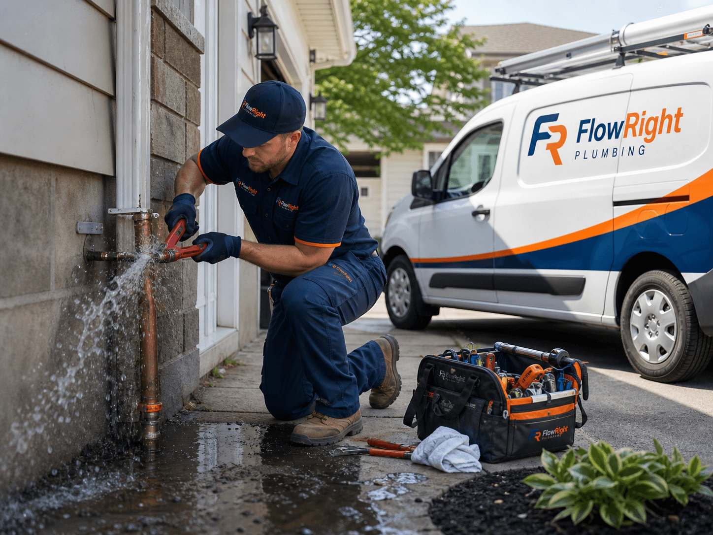 Emergency Repairs example work